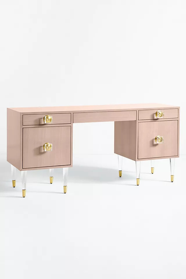 Lacquered Regency Desk | Anthropologie (US)