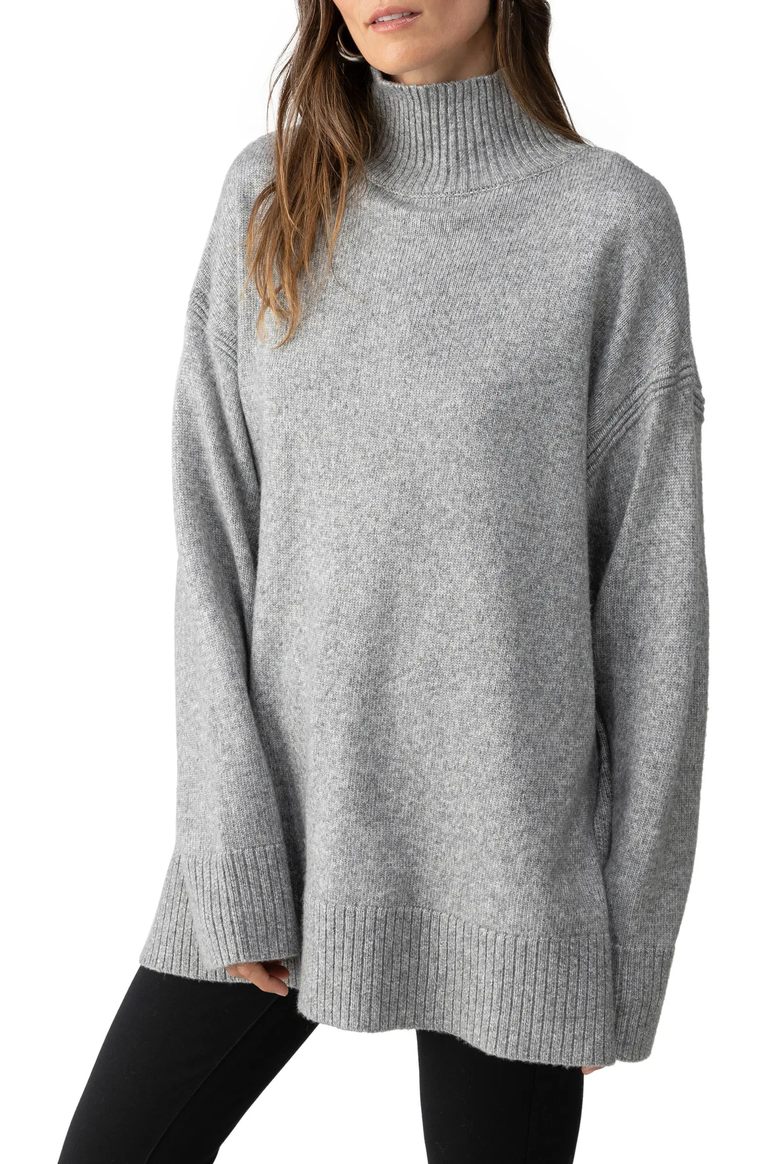 Sanctuary Perfect Turtleneck Tunic Sweater | Nordstrom | Nordstrom