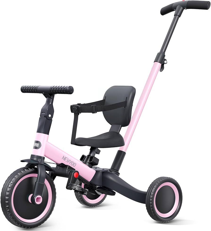 Amazon.com: newyoo 5 in 1 Tricycles for 1-3 Year Olds, Toddler Bike, Gift & Toys for Boy & Girl, ... | Amazon (US)