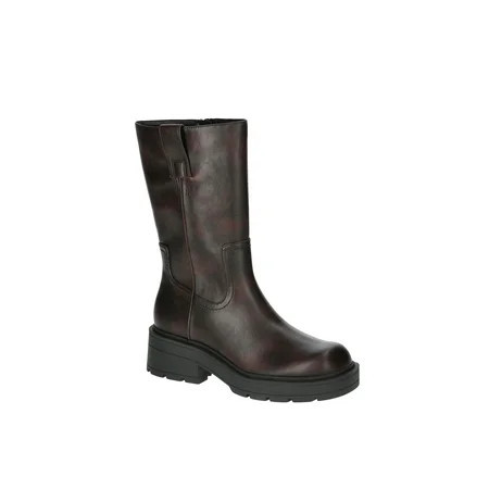No Boundaries Women's Pull On Lug Sole Boots, Wide Width Available | Walmart (US)