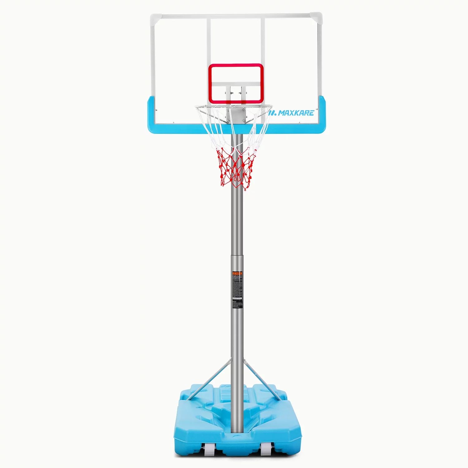 MaxKare Portable Basketball Hoop & Goal Basketball System Basketball Equipment Height Adjustable ... | Walmart (US)