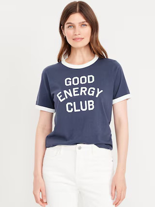 EveryWear Graphic Ringer T-Shirt | Old Navy (US)