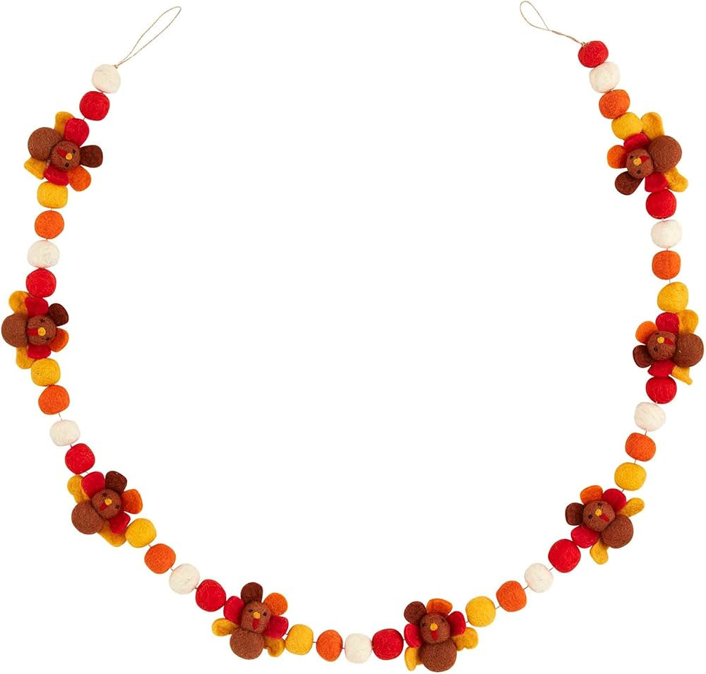 Mud Pie Thanksgiving Garland, Turkey Pie, 60" | Amazon (US)