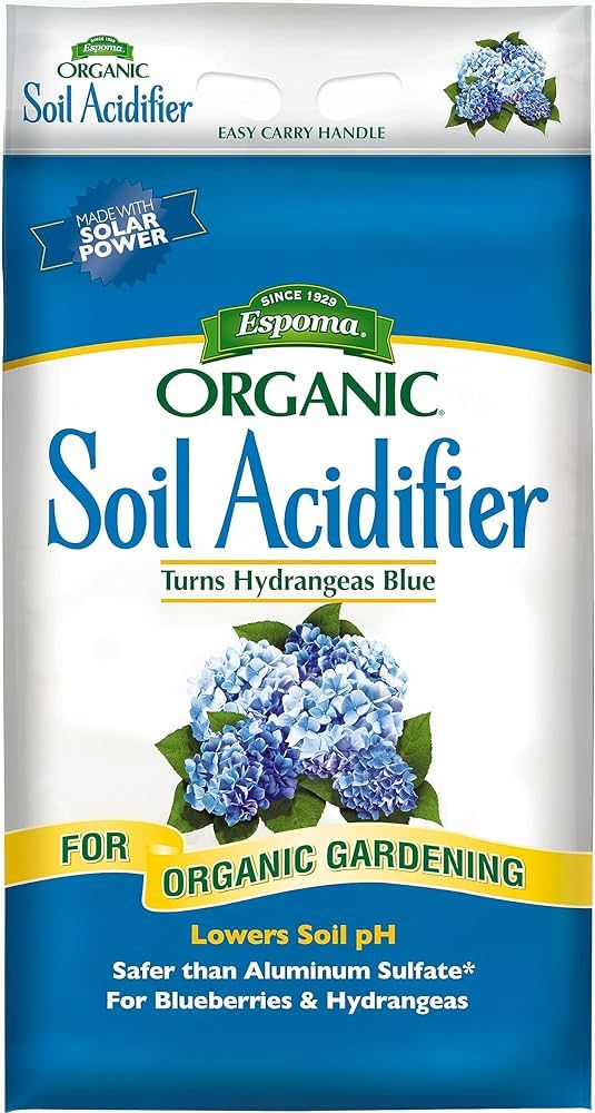 Espoma Organic Soil Acidifier Soil Amendment; Lowers Soil pH and Turns Hydrangeas Blue! Contains ... | Amazon (US)