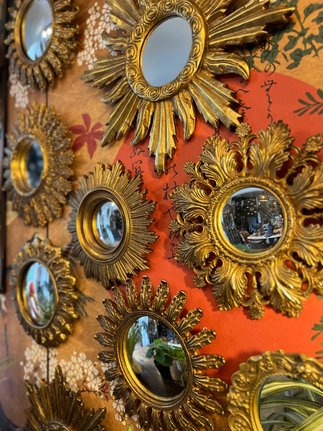 Gold Convex Mini Mirrors - Sizes Range From 13.7 Cm Smallest to 25cm Largest. - Etsy | Etsy (US)