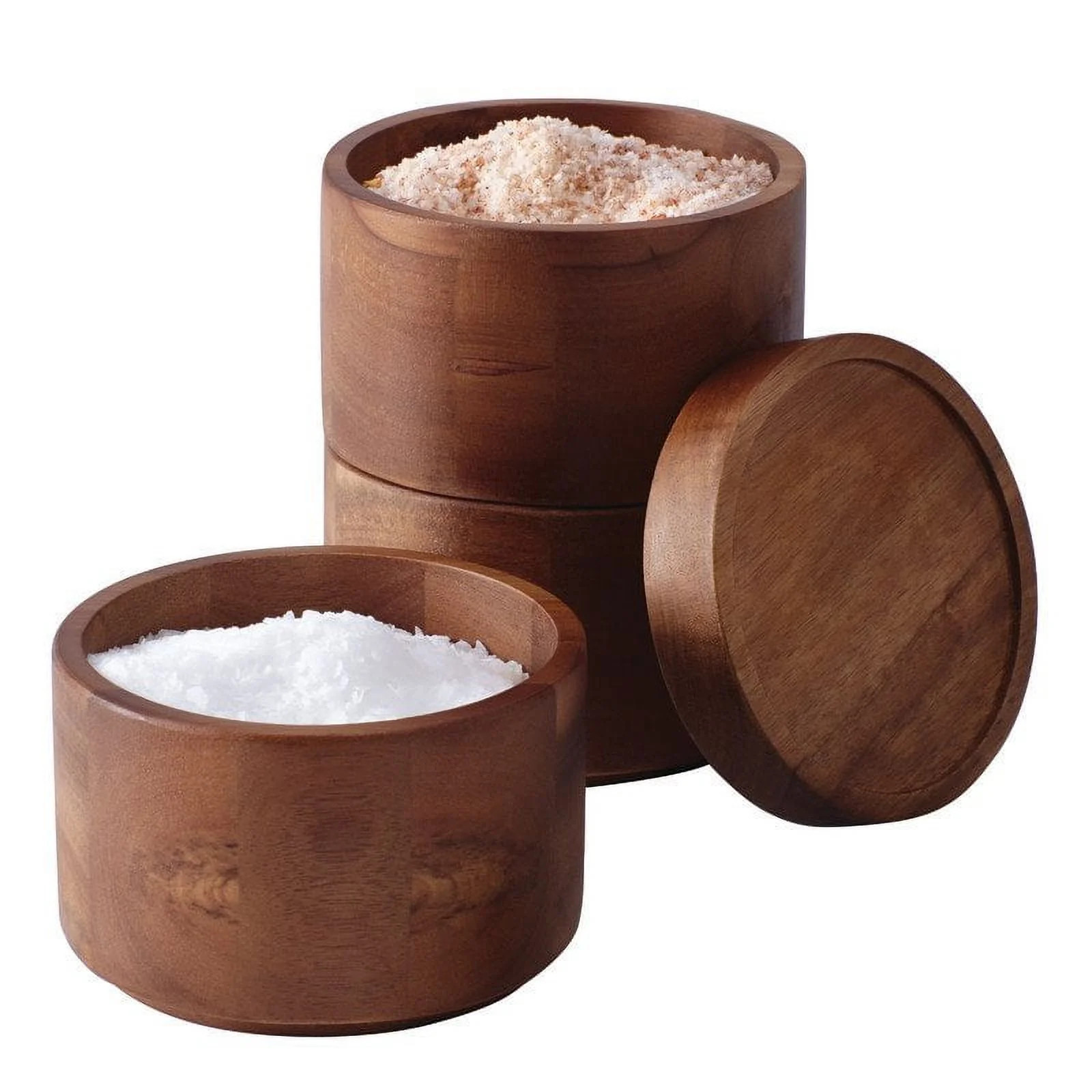 Rachael Ray Tools and Gadgets Wooden 3-Tier Stacking Salt Box - Walmart.com | Walmart (US)