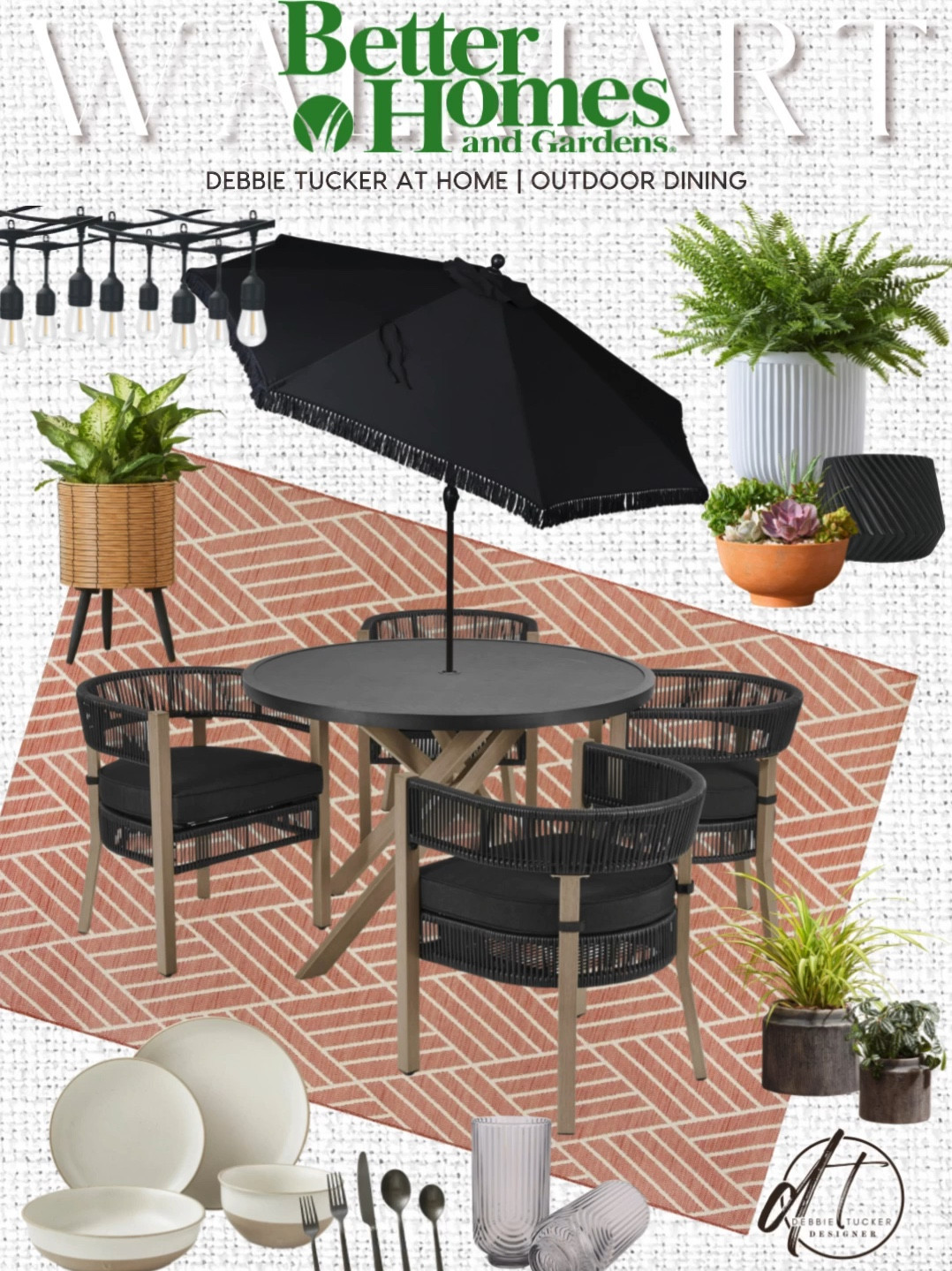 Complete your outdoor dining space with these great products from Better Homes & Gardens! Create a cozy inviting space to enjoy a good meal.

#outdoorliving #outdoordining #bhg #patiofurniture

#LTKVideo #LTKHome #LTKSeasonal