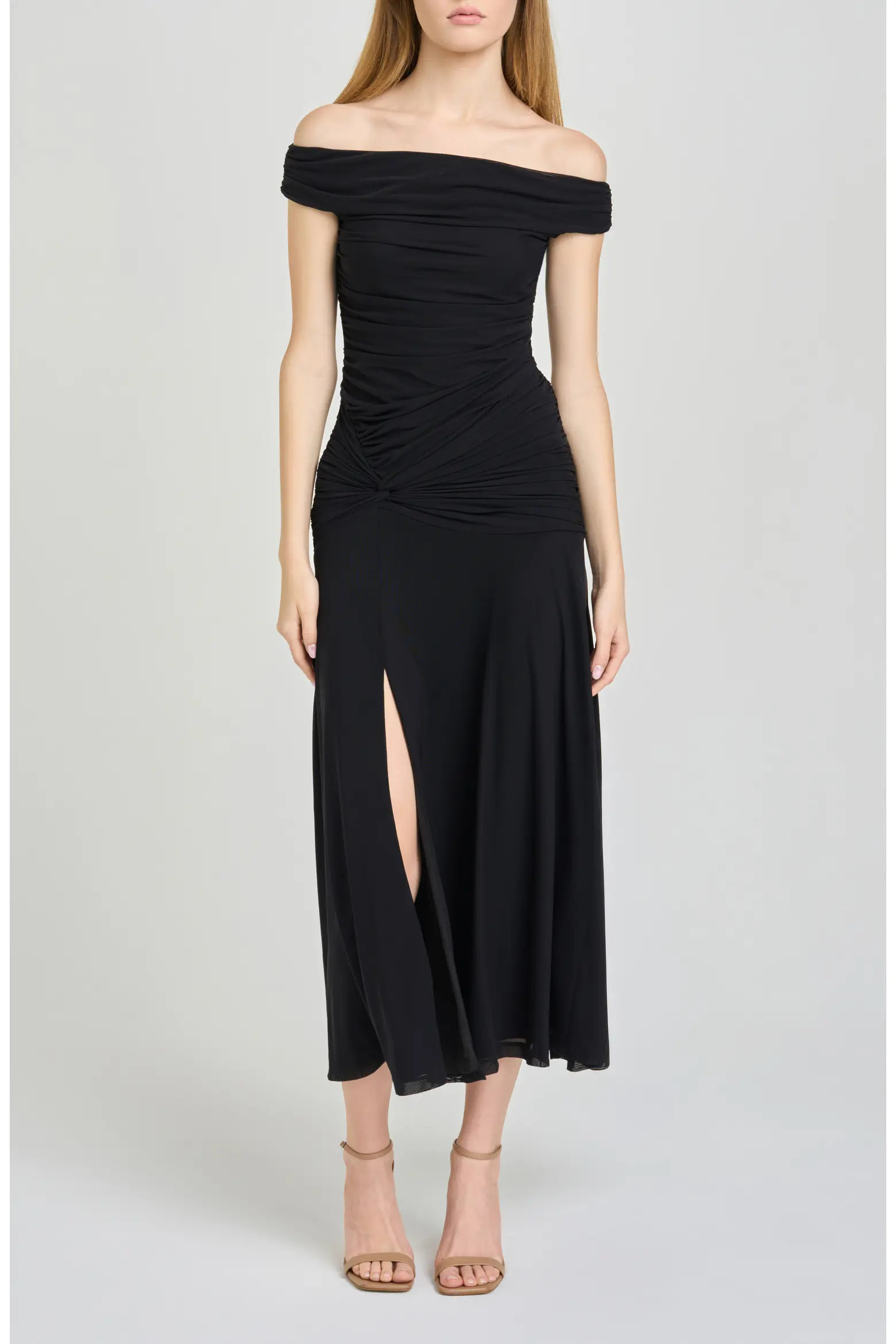 x Hannah Lovey Porter Margaux Off the Shoulder Ruched Dress (Nordstrom Exclusive) (Women) | Nords... | Nordstrom