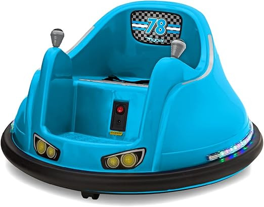 FunPark 6V Bumper Car for Toddlers, Kids, Electric Ride On Toys for Baby, Ages 1.5-4 Years, LED L... | Amazon (US)