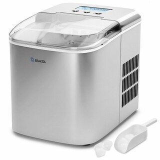 STAKOL Stainless Steel Ice Maker Countertop 26LBS/24H LCD Display W/Scoop Portable New | Kroger