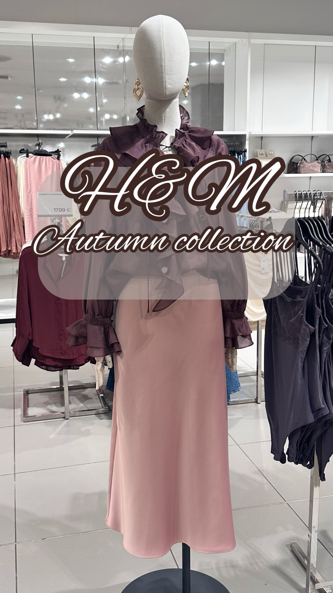 This look is the definition of refined modesty: the ruffled dark plum blouse adds drama and elegance, while the satin skirt softens the whole outfit with a romantic touch. To elevate it, imagine layering it with a tailored blazer or styling with chunky statement bracelets on top of the blouse’s sleeves (yes, the viral trend 👀). For a modern twist, swap the classic accessories for a bold structured bag. It’s feminine, polished, and quietly powerful — the perfect autumn statement.

#LTKmodest #LTKautumn #LTKeurope