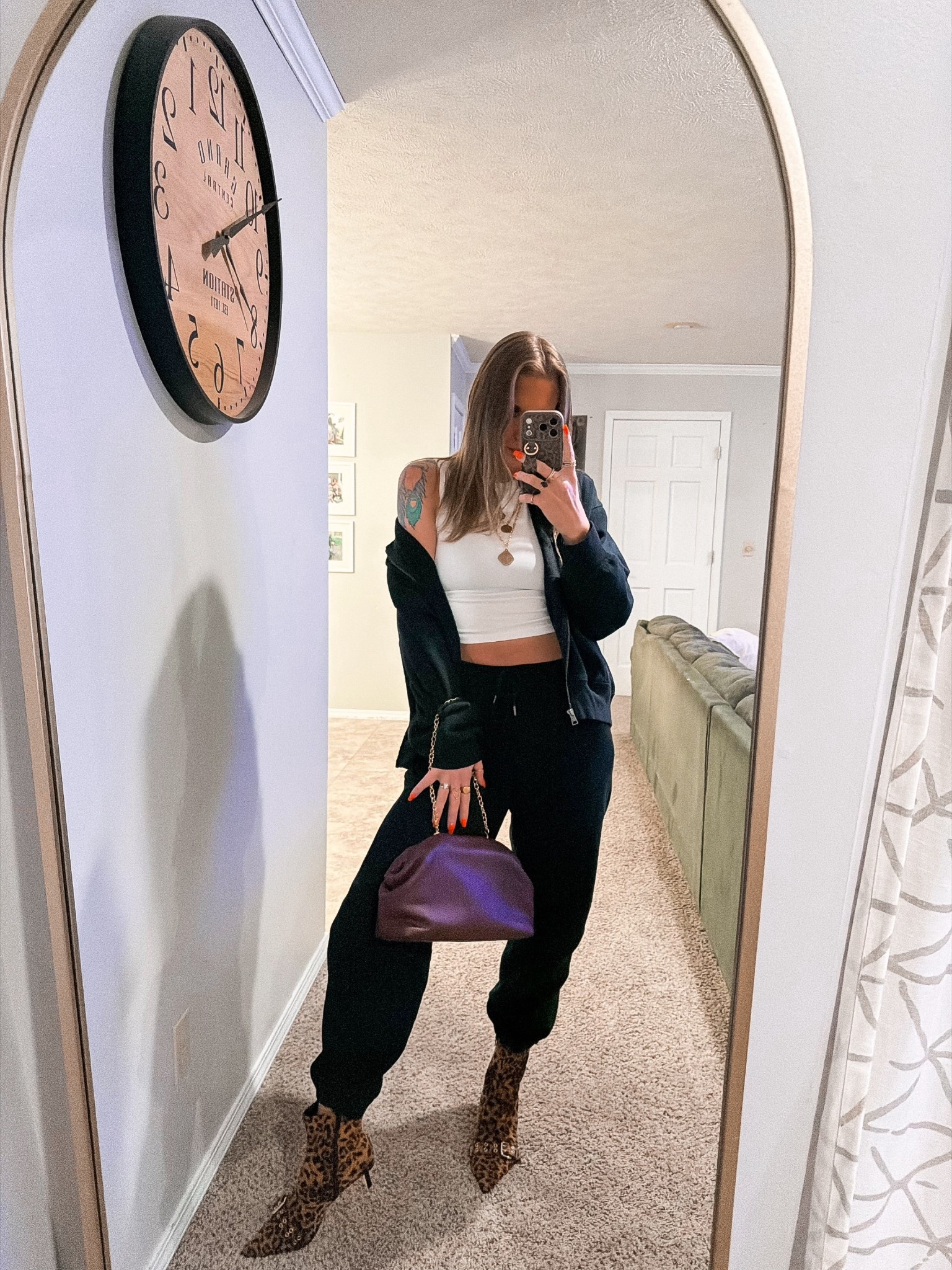 Girls dinner ootd from last night. Dress code: casual. 🐆🖤🤌🏼
#ootd #nightout #vibe 

#LTKShoeCrush #LTKFindsUnder100 #LTKStyleTip