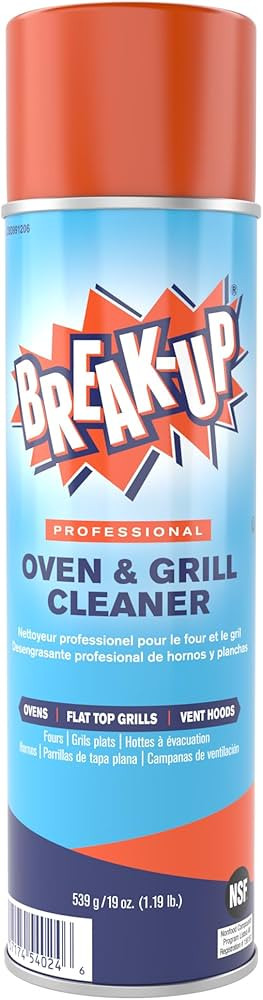 Diversey CBD991206 Break-Up Professional Oven & Grill Cleaner, Heavy Duty Spray Removes Baked on ... | Amazon (US)