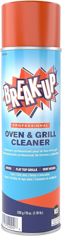 Diversey CBD991206 Break-Up Professional Oven & Grill Cleaner, Heavy Duty Spray Removes Baked on ... | Amazon (US)