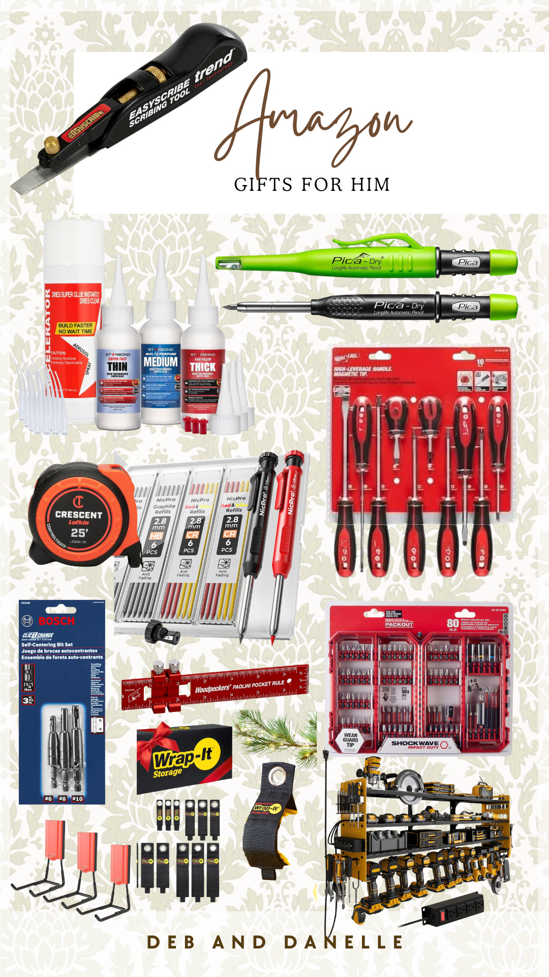 Looking for the perfect gifts for the handymen in your life? Check out these useful tools and gadgets that will make any job easier. #tools #giftideas 

 #LTKGiftGuide #LTKHoliday #LTKMens