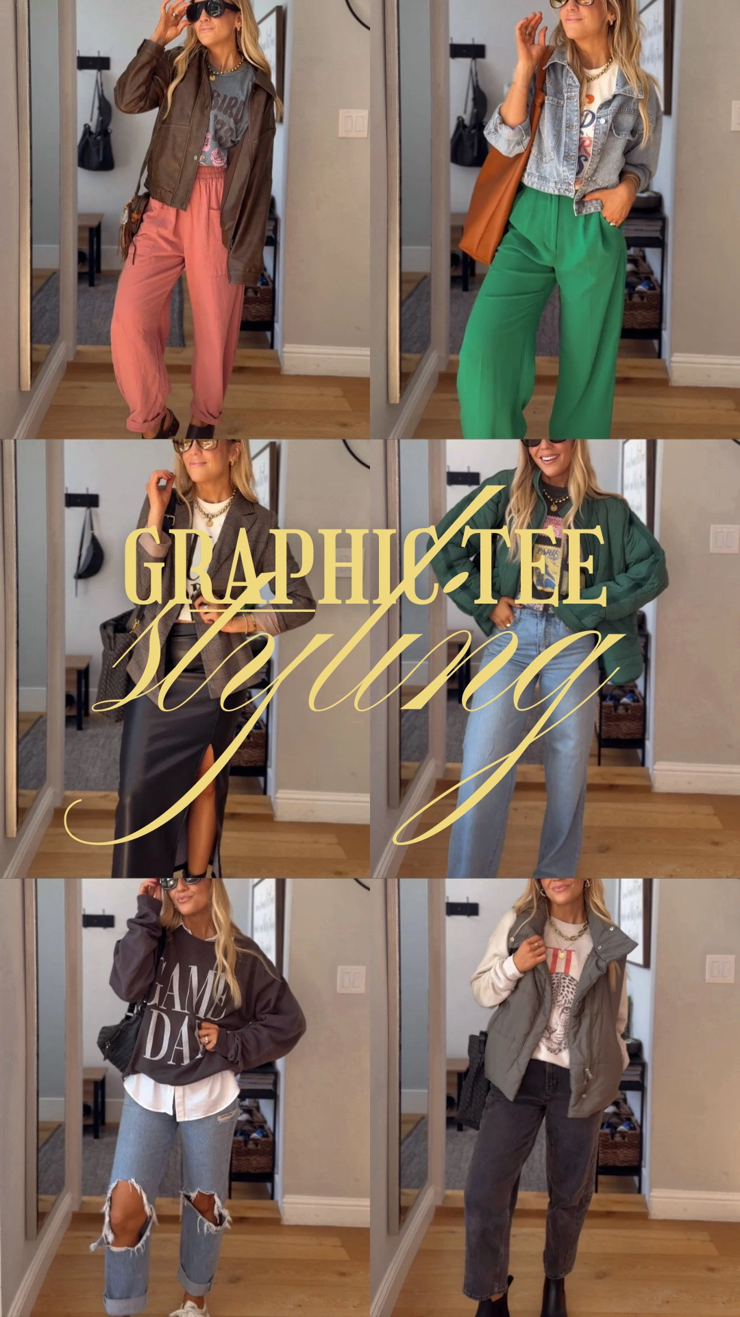 GRAPHIC TEE STYLING 🙌🏼✨ for every kind of day. Love love these new selects from @Mountain Moverz — code LINZY gets you 30% off sitewide on their site. 

Wearing size small in most tshirts and size medium in the sweatshirts.

#LTKgrwm #LTKootd #LTKdayinmylife