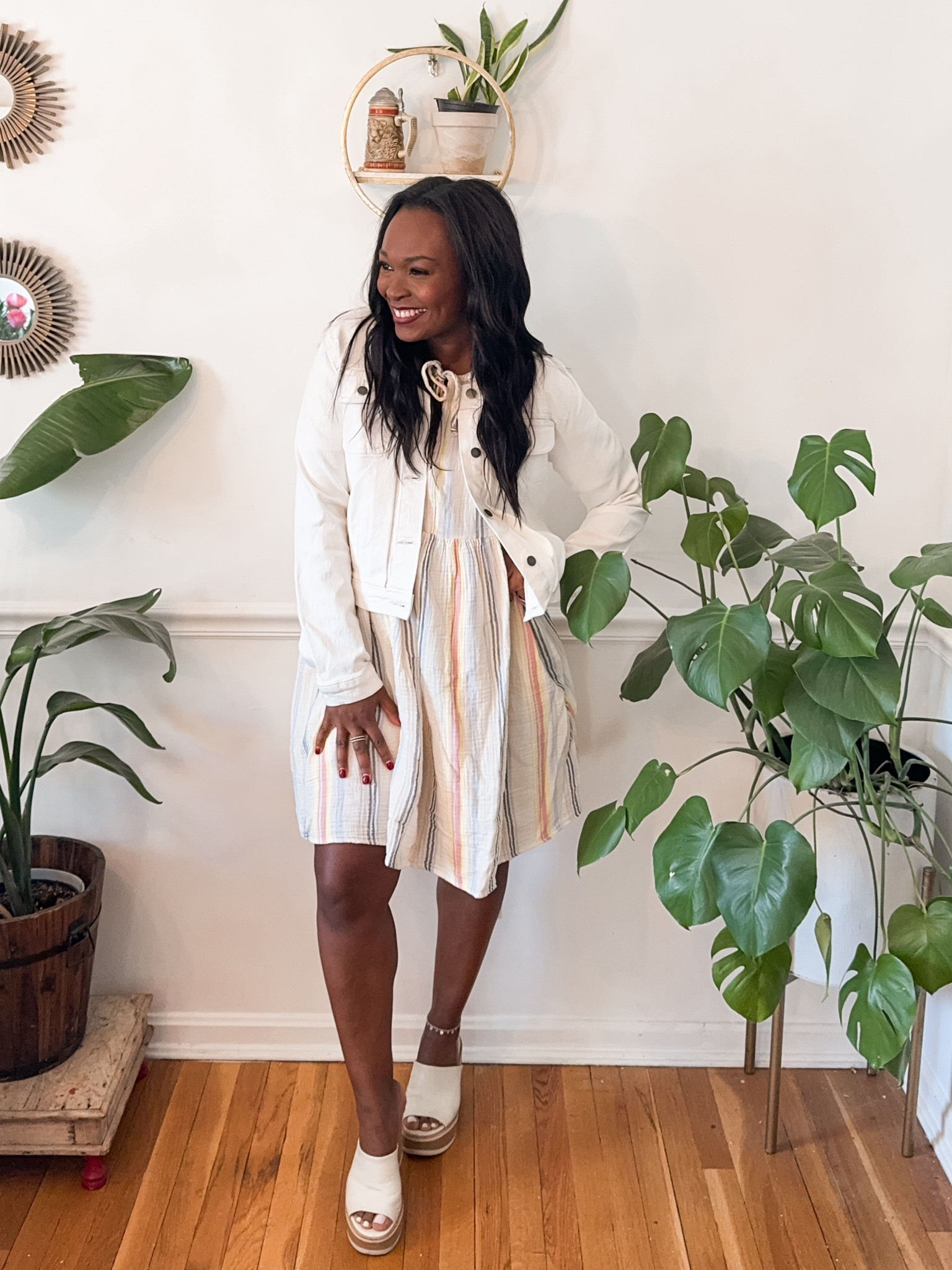 Love a good Jean jacket! Plus its cream!!🙌

#LTKstyletip