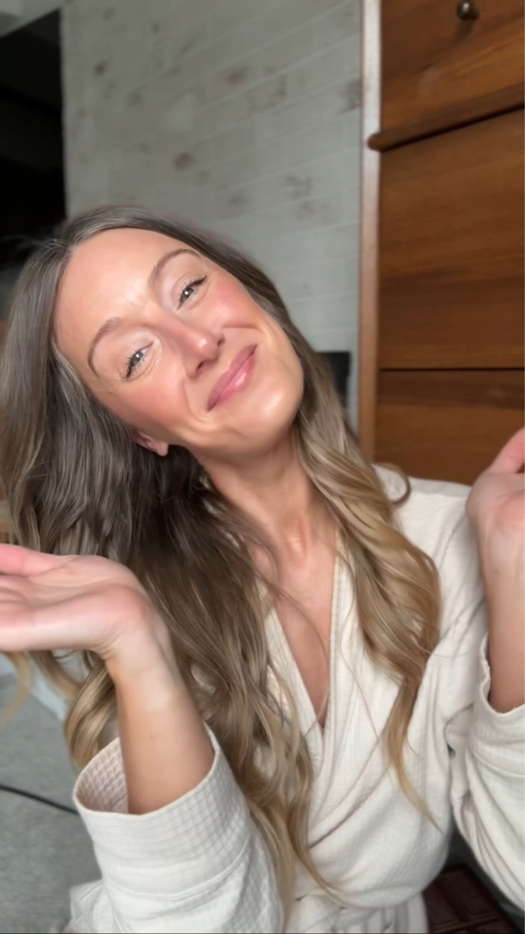 Flat iron curls + products 

#LTKOver40 #LTKBeauty #LTKStyleTip