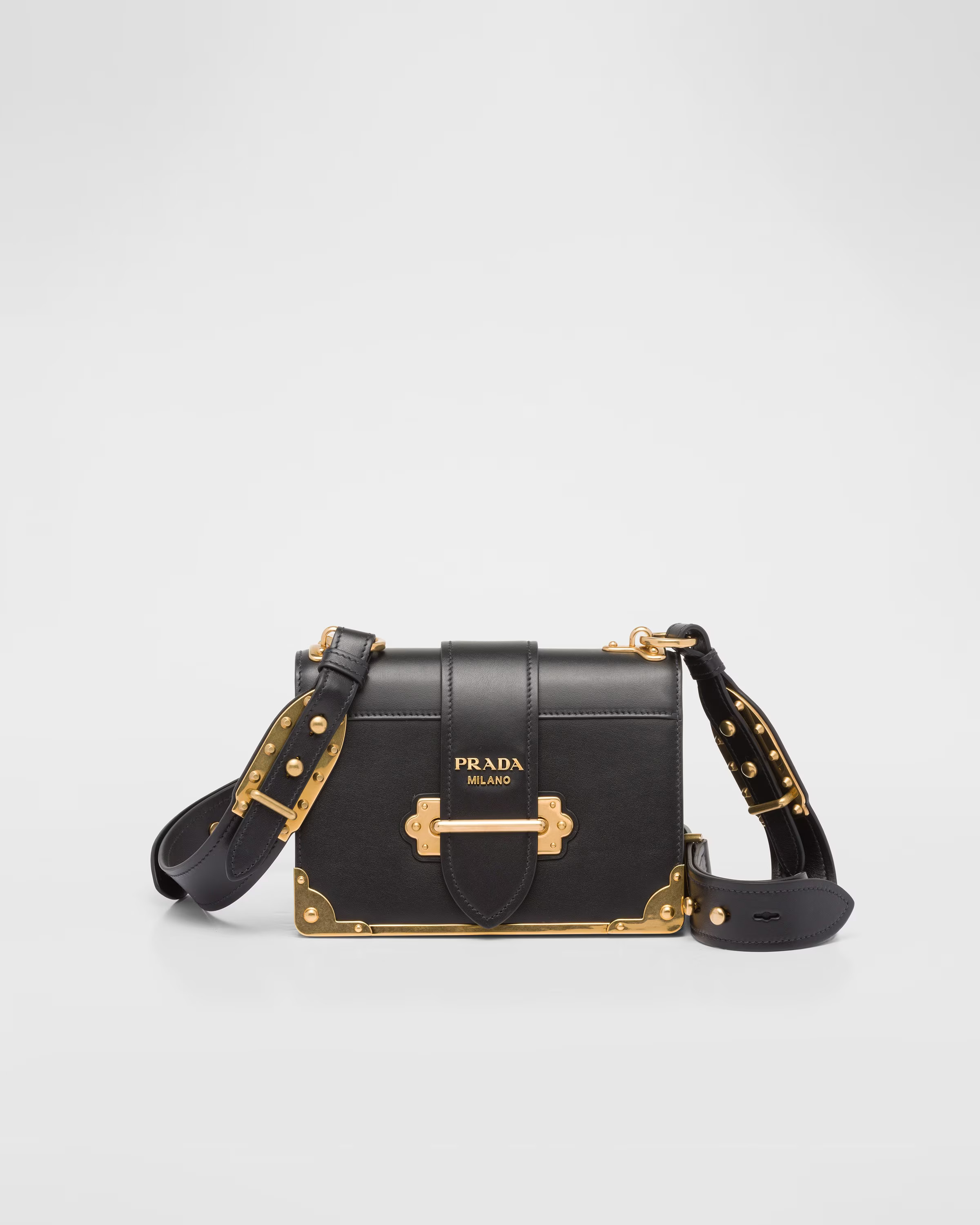 Prada Cahier leather bag | Prada Spa US