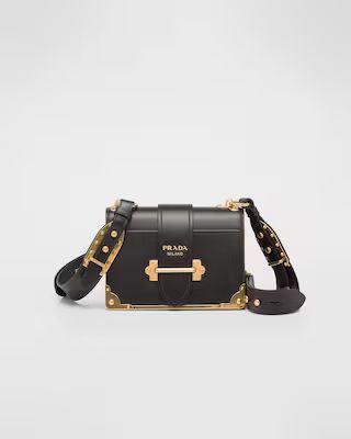 Prada Cahier leather bag | Prada Spa US