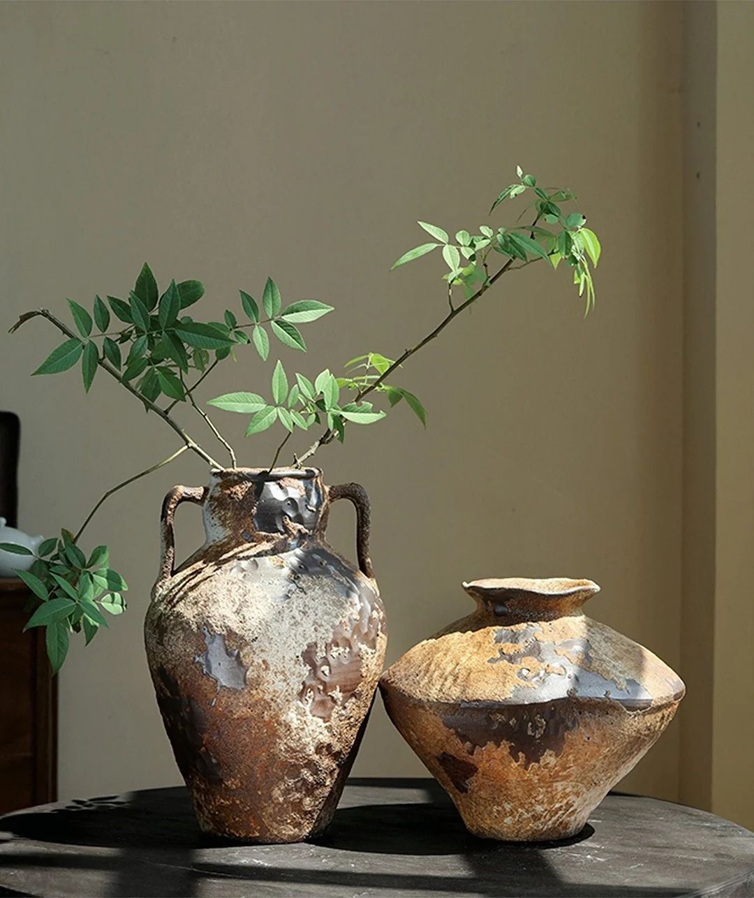 Wabi-sabi Irregular Distressed Rustic Vases  Vases for - Etsy | Etsy (US)