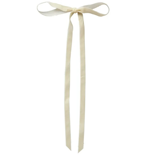Easter Ivory Pre-Tied Polyester Bows, 4 Count, by My Texas House | Walmart (US)