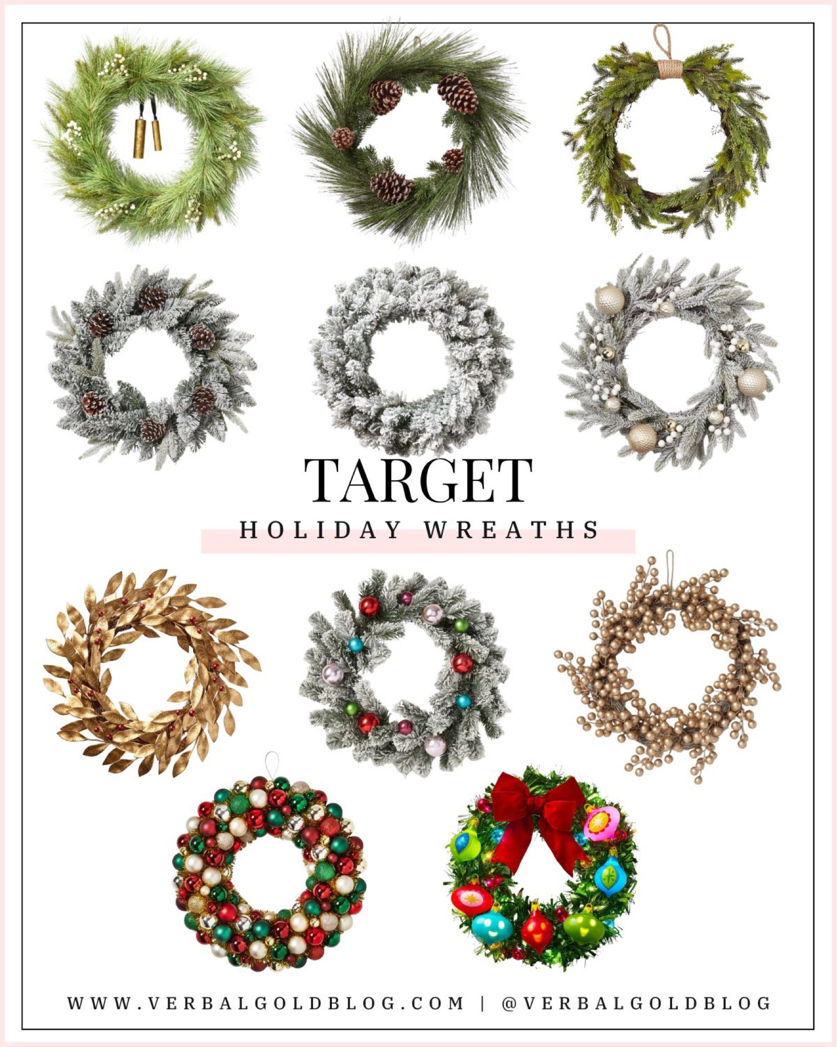 Target holiday home decor - target Christmas wreaths - target holiday door wreath - neutral Christmas decor - colorful bright Christmas porch 



#LTKsalealert #LTKHoliday #LTKhome