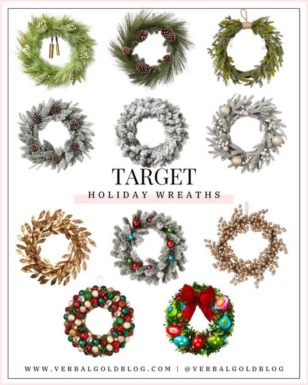 Target holiday home decor - target Christmas wreaths - target holiday door wreath - neutral Christmas decor - colorful bright Christmas porch 



#LTKsalealert #LTKHoliday #LTKhome