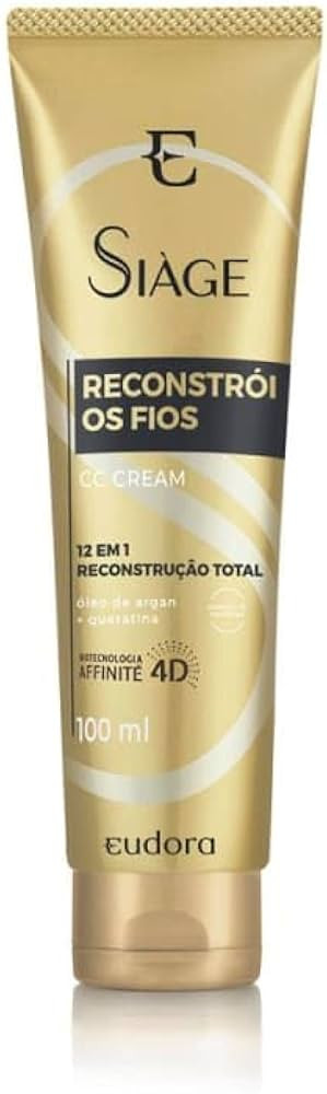 Eudora, EUDORA SIAGE CC CREAM 12 EM 1 RECONSTROI OS FIOS 100ml | Amazon (BR)