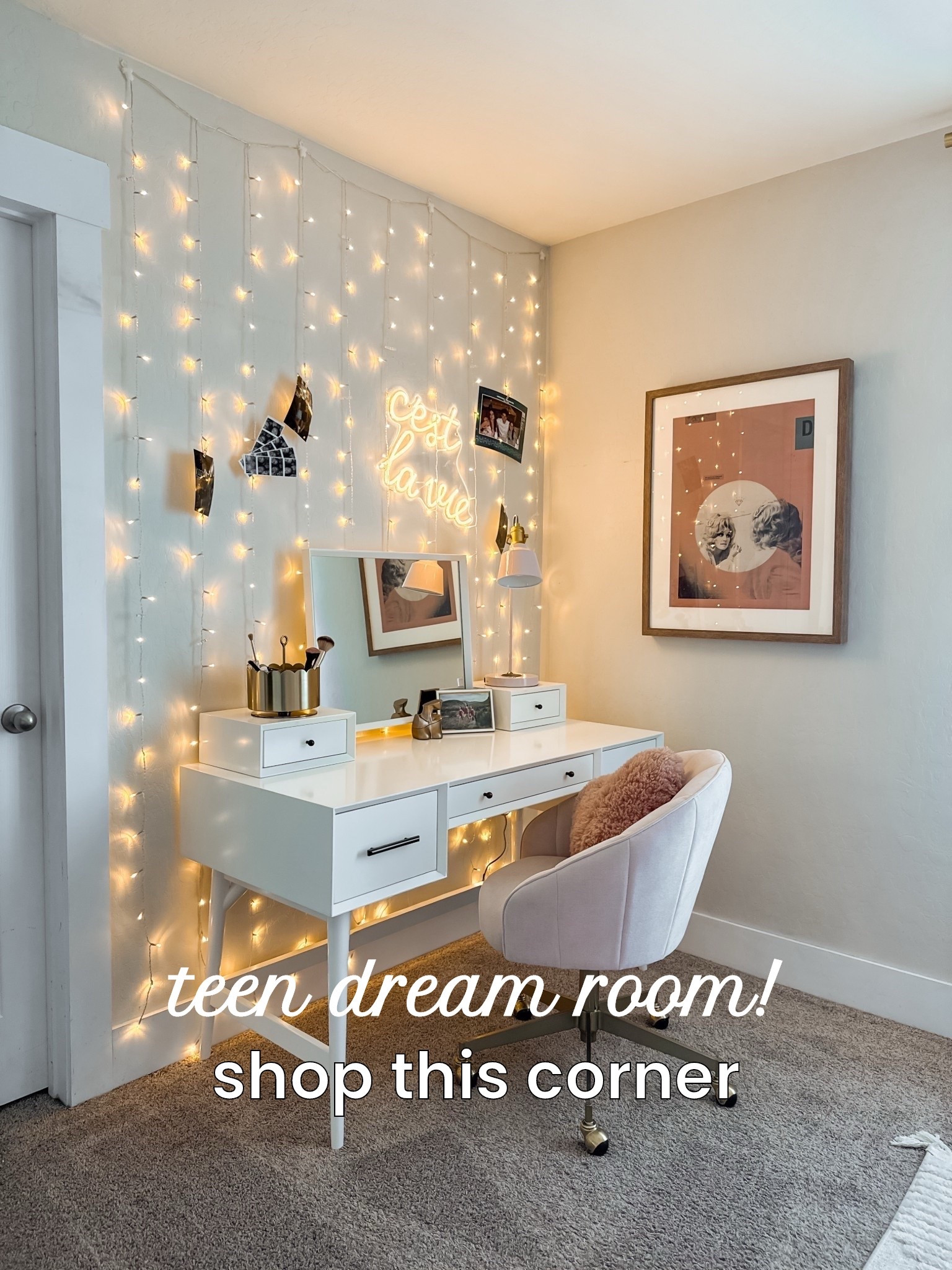 Shop my daughters desk area ✨ art is from home goods!

#LTKSeasonal #LTKHome #LTKFamily