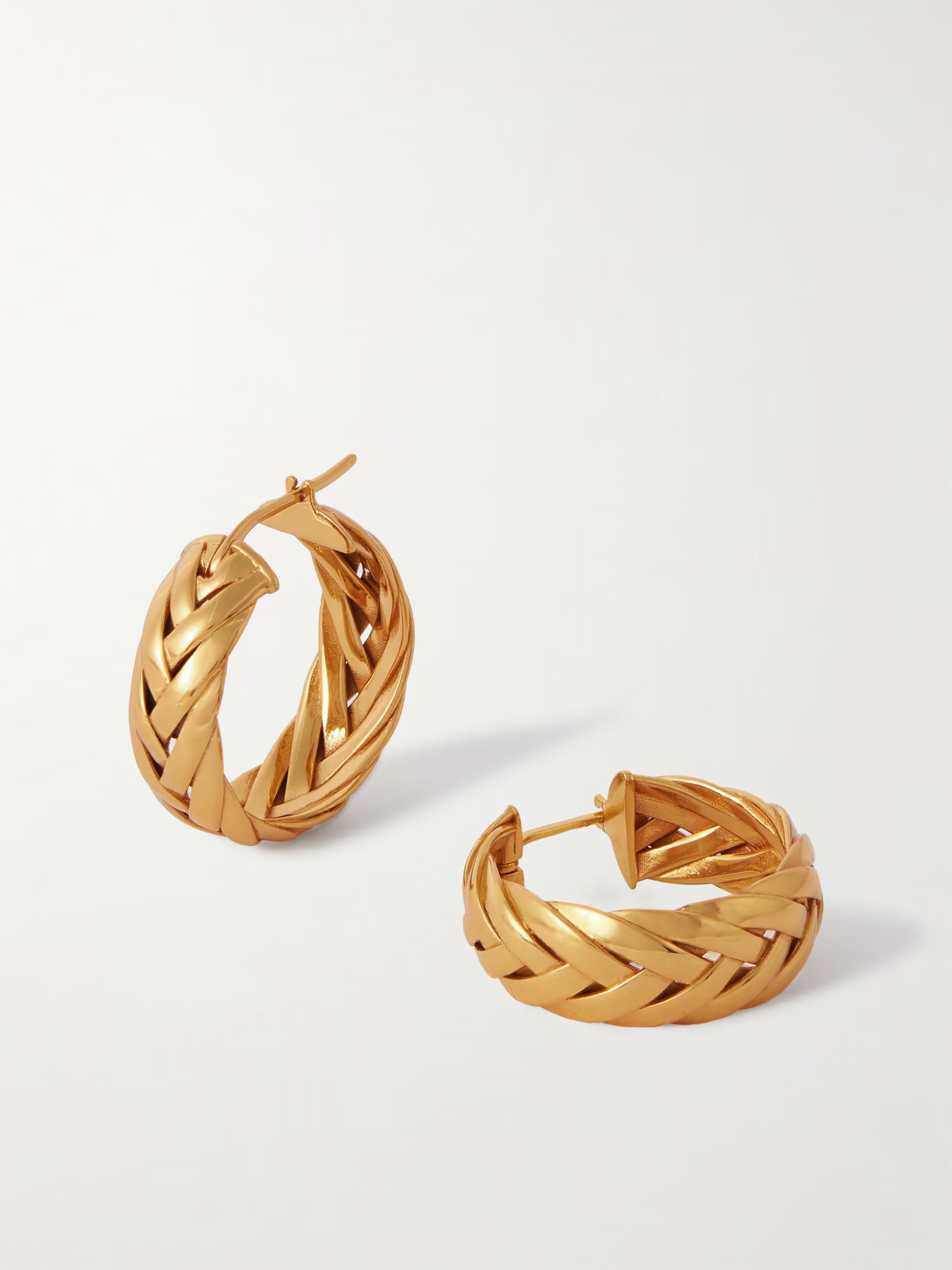 LOEWE - Gold-tone Hoop Earrings - One size | NET-A-PORTER (US)
