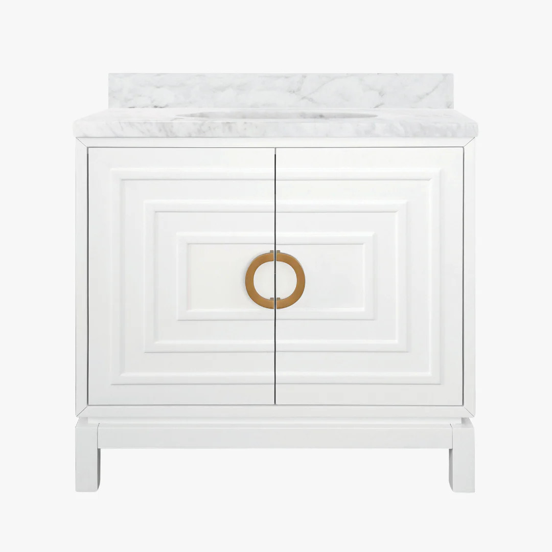 Montreal White Vanity | Dear Keaton