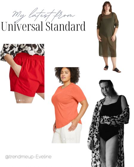 Summer Loungewear from Universal Standard - shorts, shirt, coverup 

#LTKSwim #LTKPlusSize #LTKStyleTip