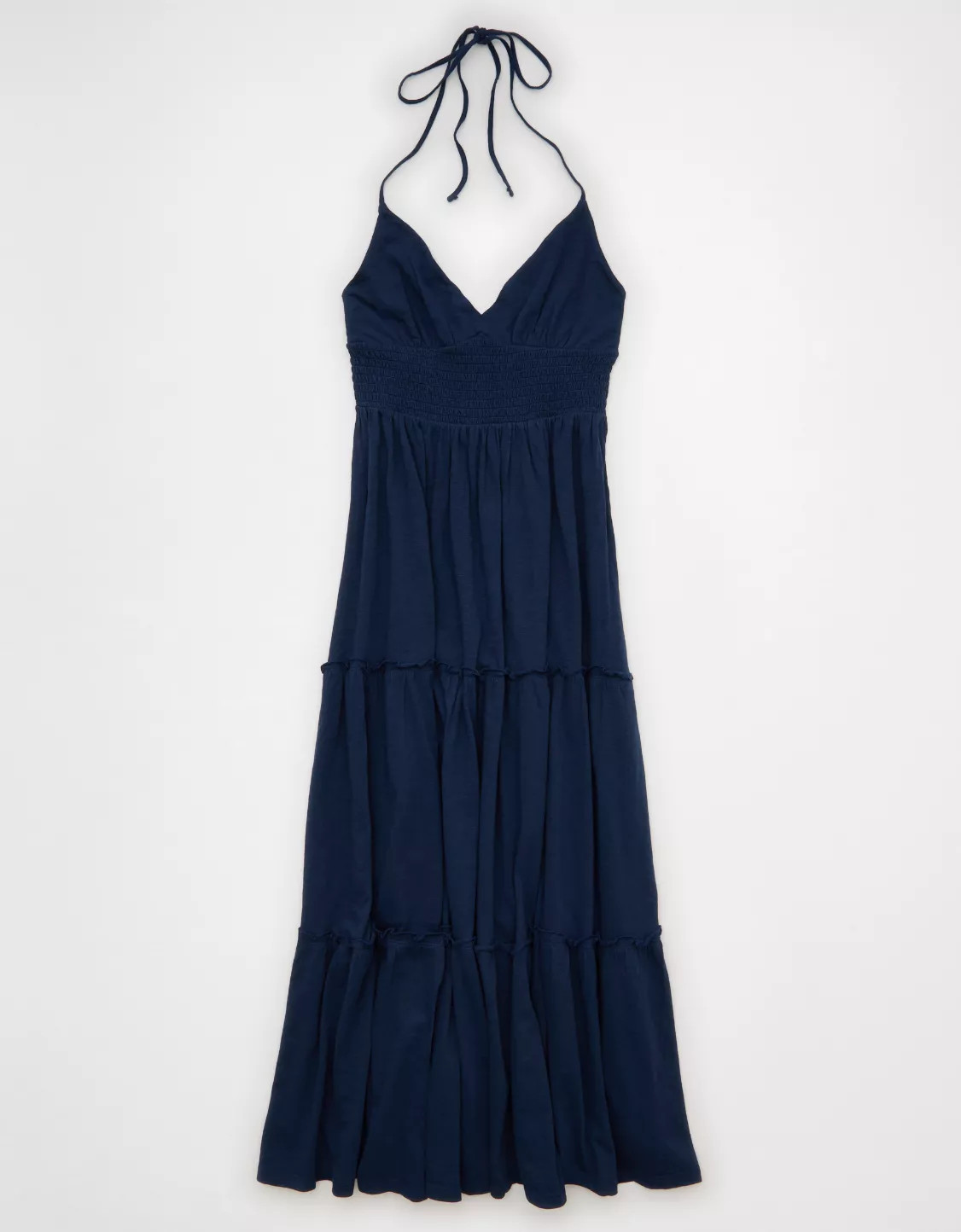 AE Sunchaser Halter Midi Dress | American Eagle Outfitters (US & CA)