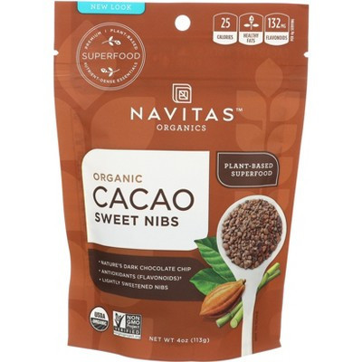 Navitas Organics Cacao Sweet Nibs - 4 oz. | Target