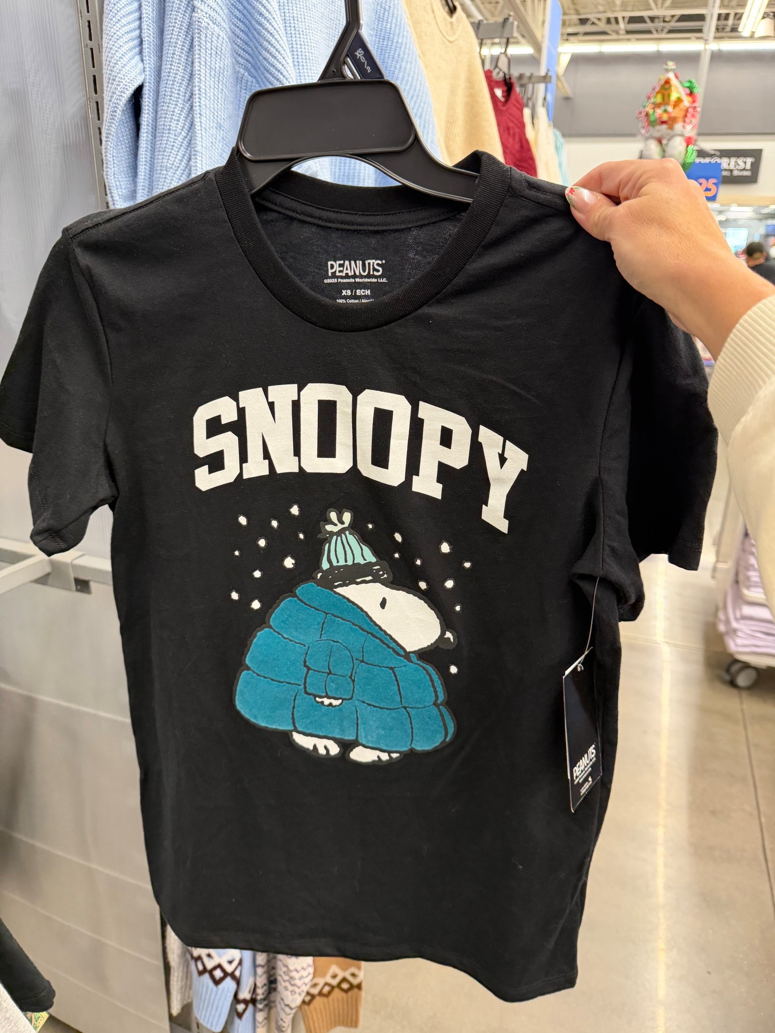 Love this snoopy tee! I almost bought it. He’s so cute in his chunky jacket. 😂🐶