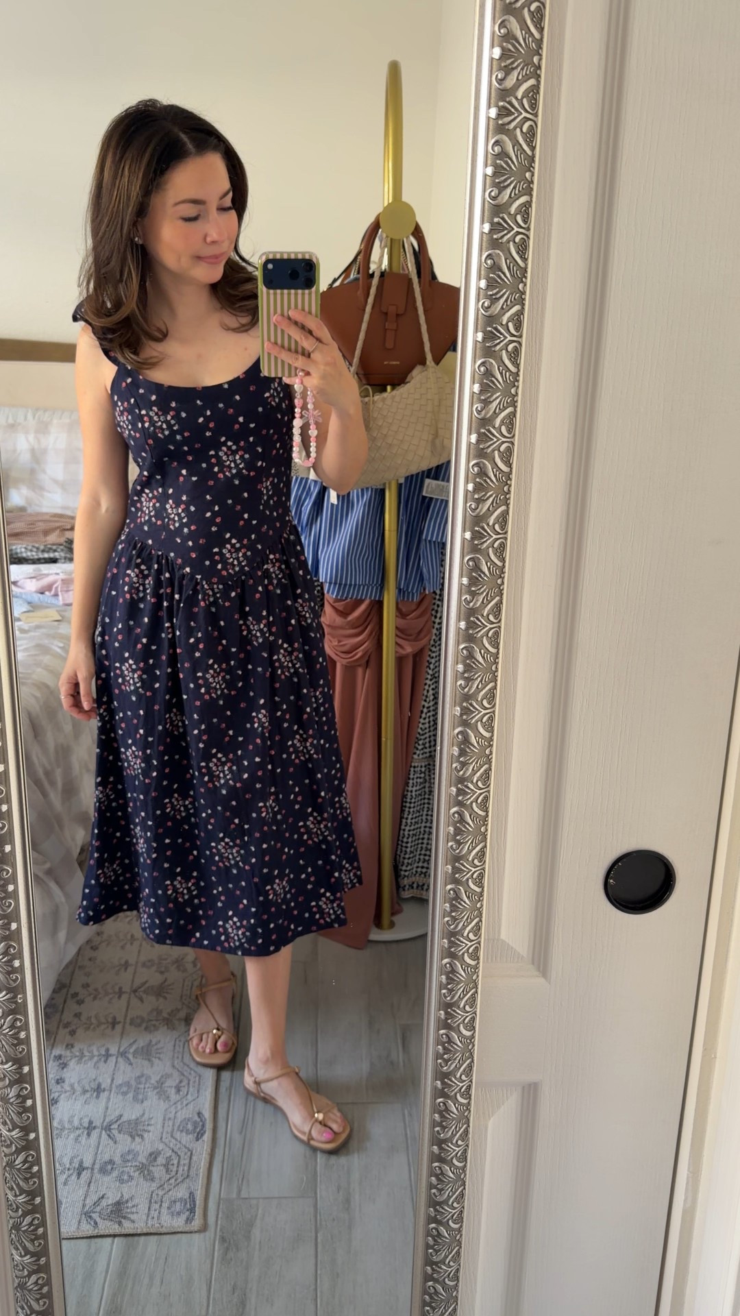 The midi dress that actually works for 5’2

If you’re petite, you already know midi can either be flattering… or completely swallow you. This one hits at the right spot on the calf, defines the waist, and the straps don’t gap.

The subtle print keeps it soft and feminine without feeling busy. I love this for church, date night, showers, or just wanting to feel put together on a regular Tuesday.

Easy to dress up with a heel or keep simple with flat sandals like I did here.

5’2 petite style, flattering midi dress @Target dress xs 

Comment SHOP below to receive a DM with the link to this post on my LTK ⬇ https://liketk.it/5TJ2k #ltkootd #ltkpetite

#LTKootd #LTKSeasonal #LTKPetite