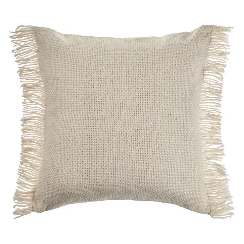 Coucy Fringed Cotton Throw Pillow | Wayfair North America