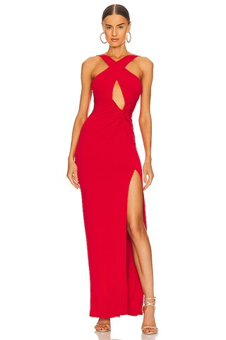 Nookie Belisse Gown in Red from Revolve.com | Revolve Clothing (Global)