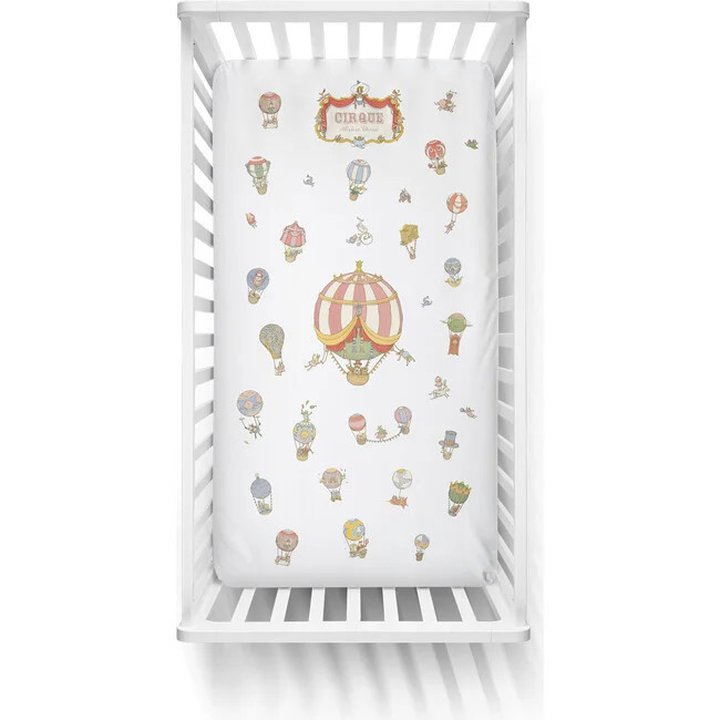 Fitted Crib Sheet, Circus | Maisonette