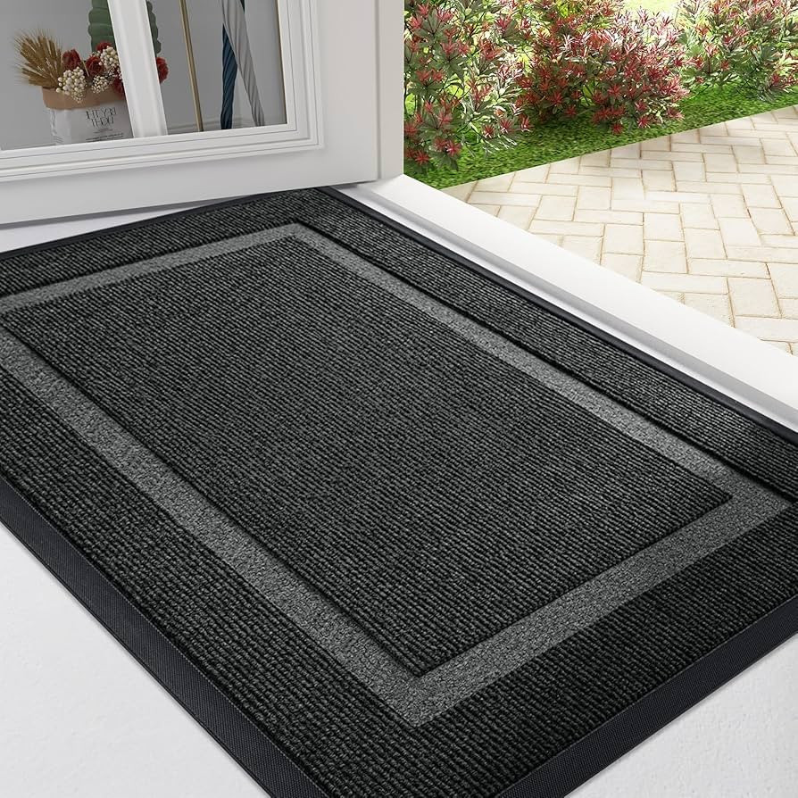 OLANLY Front Door Mat Indoor Outdoor Entrance, Waterproof All-Season, All-Weather Doormat, Durabl... | Amazon (US)