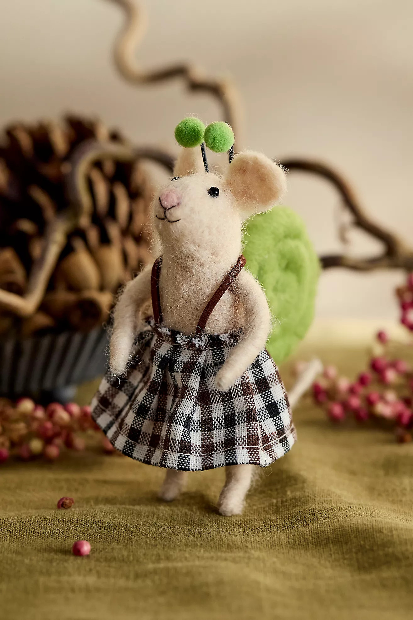 Snail Backpack Mouse Felt Critter | Anthropologie (US)