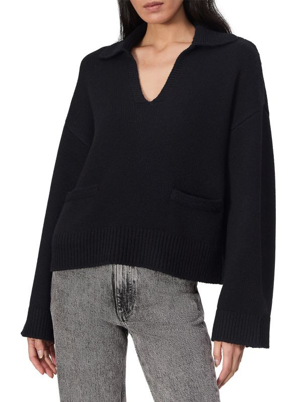 Danica Wool & Cashmere Polo Sweater | Saks Fifth Avenue OFF 5TH