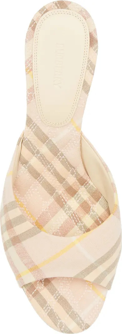 Mews Check Slide Sandal (Women) | Nordstrom