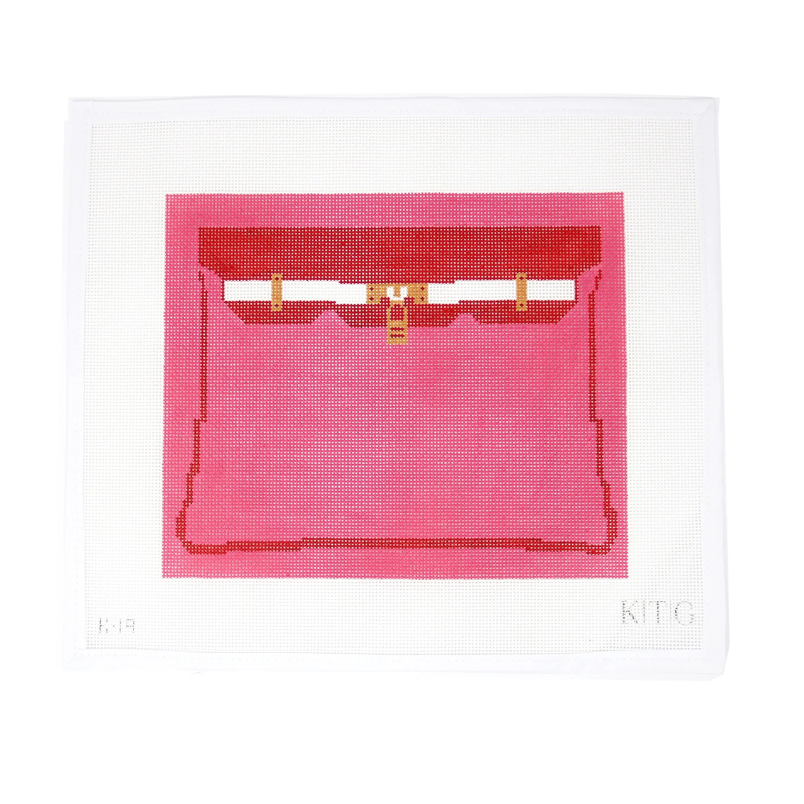 Pink Clutch | Greystone Needlepoint
