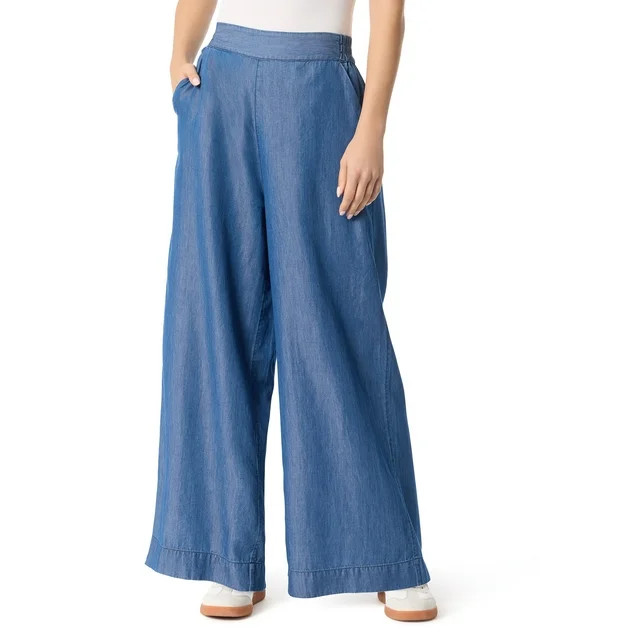 Jessica Simpson Women's Saydee Wide Pull On Pants, Sizes XS-XL | Walmart (US)