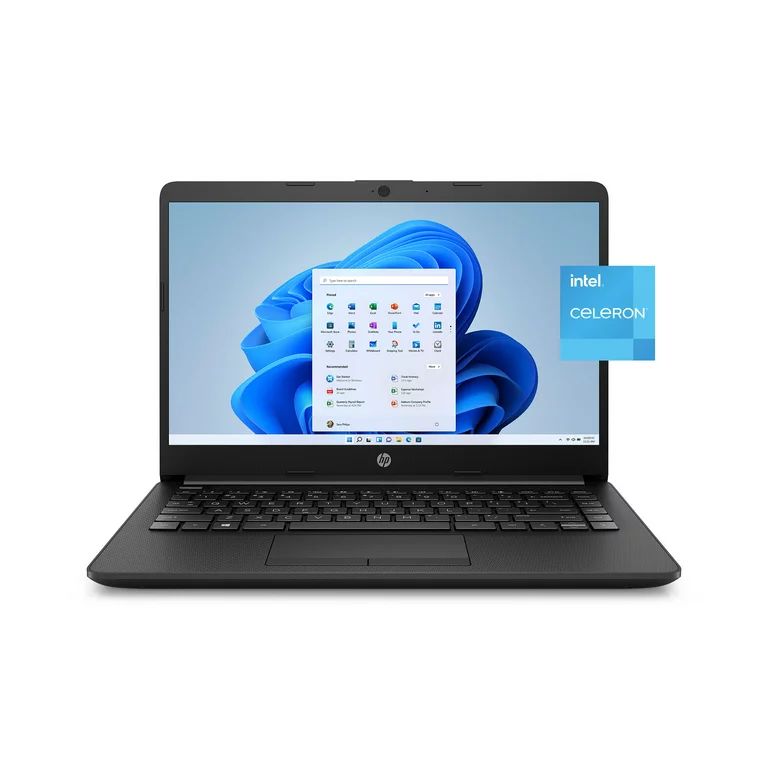 HP Stream 14" Laptop, Intel Celeron N4120, 4GB RAM, 64GB eMMC, Jet Black,Windows 11 Home, 4-cf212... | Walmart (US)