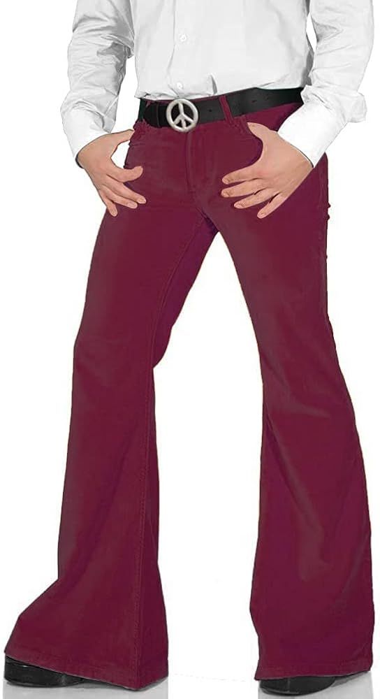 70s Disco Pants for Men,Mens Bell Bottom Jeans Pants,60s 70s Bell Bottoms Vintage Denim Pants Jea... | Amazon (US)