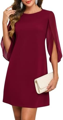 oten Women's 2026 Flutter Sleeve Cocktail Wedding Guest Short Dresses | Amazon (US)