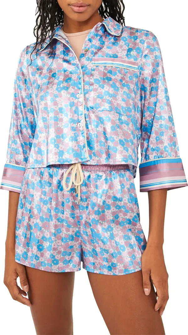 Pillow Talk Satin Short Pajamas | Nordstrom